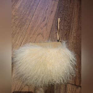 Mongolian fur clutch